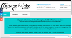 Desktop Screenshot of cottagebythelake.com